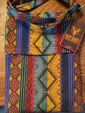 Hot Shot Ladies Multicolor Southwestern Crossbody Bag